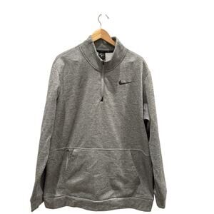 Men’s Nike Therma-Fit 1/4 Zip Pullover Size XL Gray
